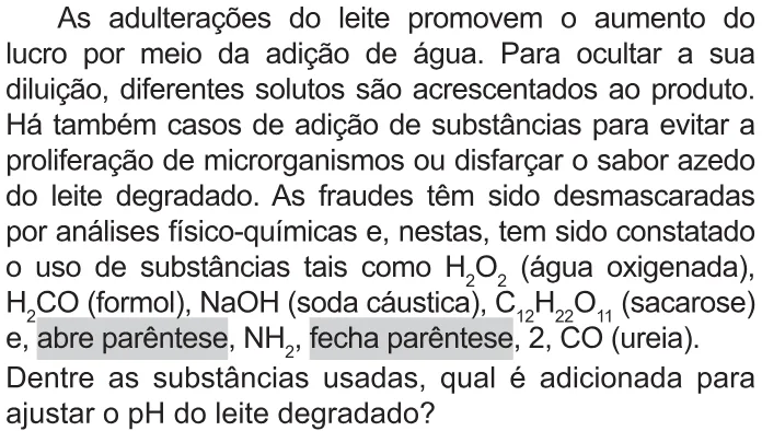 Trecho original com figura, tabela ou fórmula da questão 106 do ENEM 2021 - 2º Dia – Caderno 11 – Laranja (braile e ledor) – Aplicação Regular.
