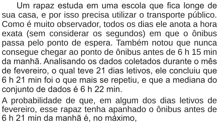 Trecho original com figura, tabela ou fórmula da questão 140 do ENEM 2018 - 2º Dia - Caderno 5 - Amarelo – Aplicação regular.