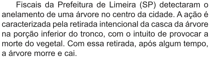Trecho original com figura, tabela ou fórmula da questão 110 do ENEM 2021 - 2º Dia – Caderno 11 – Laranja (braile e ledor) – Reaplicação/PPL/Segunda Oportunidade.