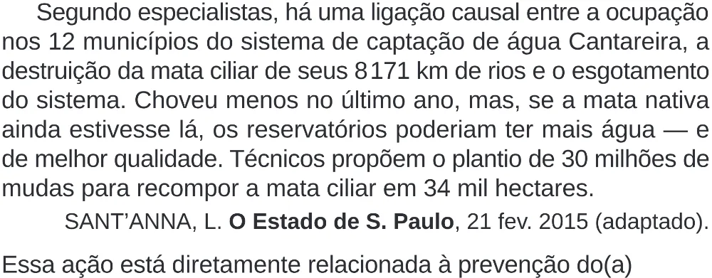 Trecho original com figura, tabela ou fórmula da questão 101 do ENEM 2024 - 2º Dia – Caderno 8 – Verde (Superampliada) – Reaplicação/PPL.