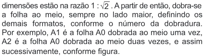 Trecho original com figura, tabela ou fórmula da questão 150 do ENEM 2015 - 2º Dia - Caderno 16 - Cinza – Reaplicação/PPL.