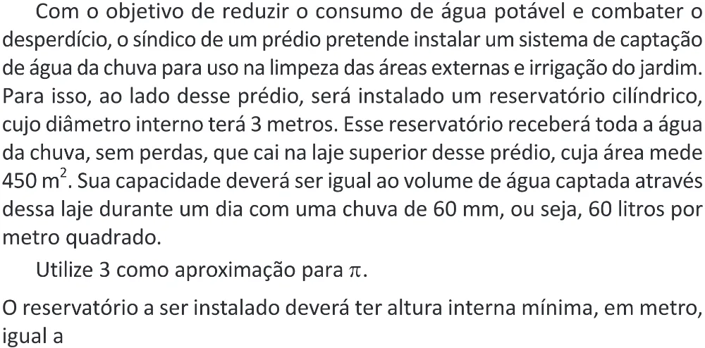 Trecho original com figura, tabela ou fórmula da questão 155 do ENEM 2025 - 2º Dia – Caderno 11 – Laranja (Braile e ledor) – Reaplicação - (Superampliada).