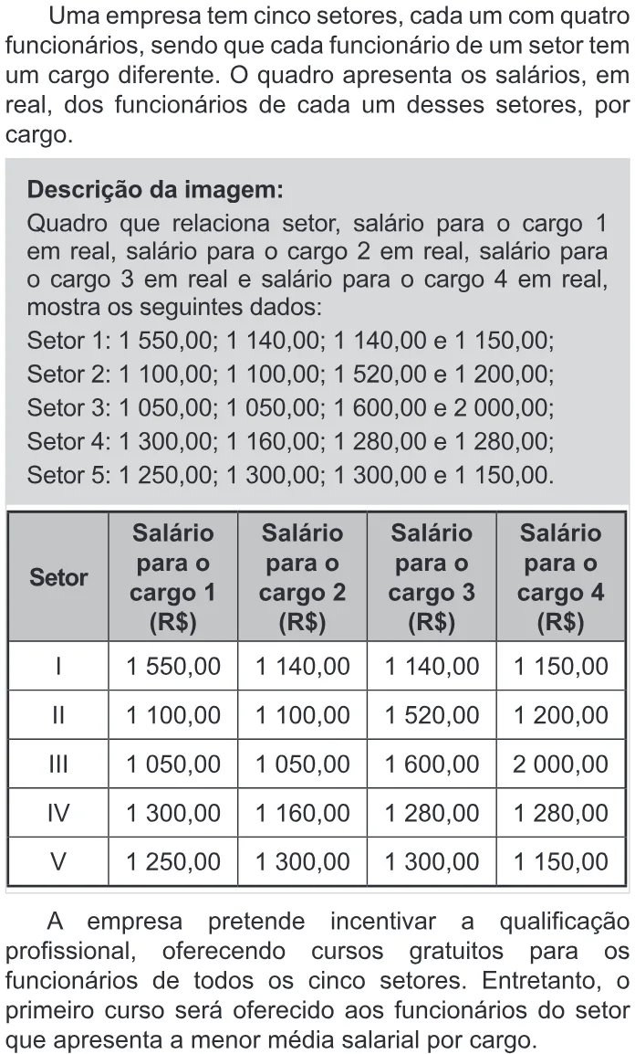 Trecho original com figura, tabela ou fórmula da questão 144 do ENEM 2022 - 2º Dia – Caderno 11 – Laranja (braile e ledor) – Reaplicação/PPL.