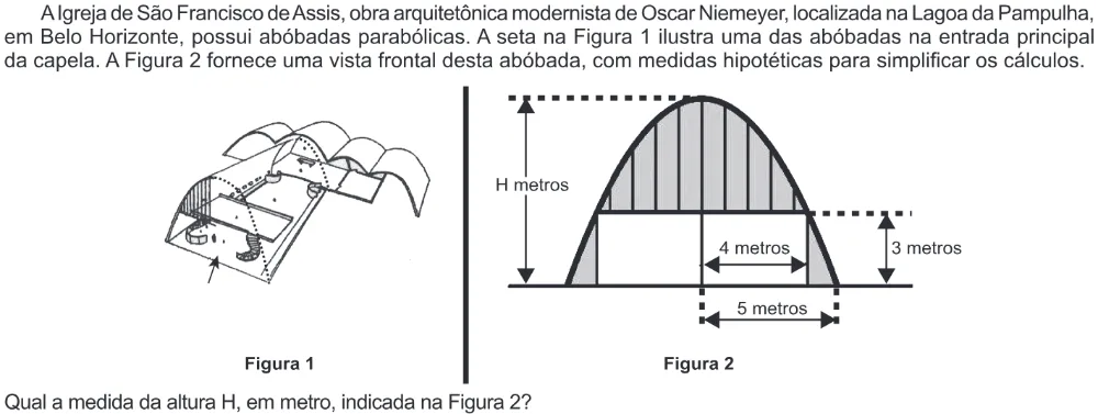 Trecho original com figura, tabela ou fórmula da questão 176 do ENEM 2017 - 2º Dia - Caderno 5 - Amarelo – Aplicação regular.