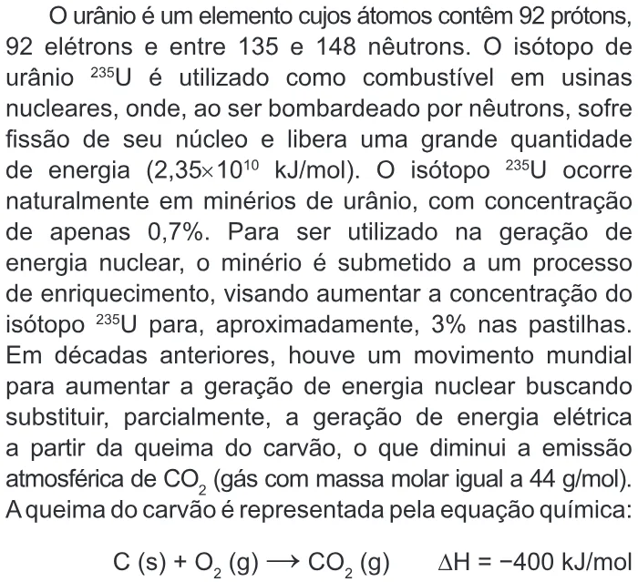 Trecho original com figura, tabela ou fórmula da questão 50 do ENEM 2015 - 1º Dia - Caderno 9 - Branco – Reaplicação/PPL.