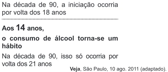 Trecho original com figura, tabela ou fórmula da questão 134 do ENEM 2013 - 2º Dia - Caderno 6 - Cinza – Reaplicação/PPL.
