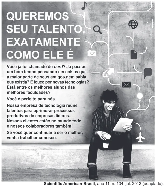 Trecho original com figura, tabela ou fórmula da questão 125 do ENEM 2014 - 2º Dia - Caderno 8 - Rosa – Aplicação regular.