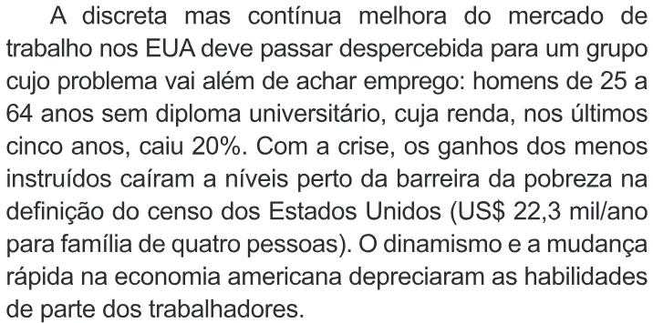 Trecho original com figura, tabela ou fórmula da questão 28 do ENEM 2014 - 1º Dia – Caderno 3 – Branco – Terceira aplicação.