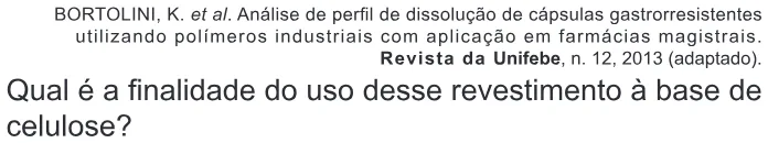 Trecho original com figura, tabela ou fórmula da questão 91 do ENEM 2020 - 2º Dia - Caderno 5 – Amarelo – Aplicação Regular.