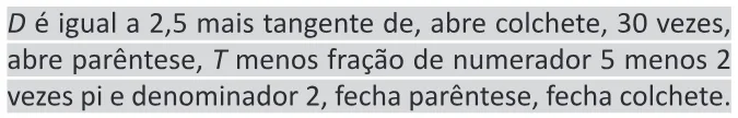 Alternativa A da questão 155 do ENEM 2025 - 2º Dia – Caderno 11 – Laranja (Braile e ledor) – Aplicação Regular - (Ledor).