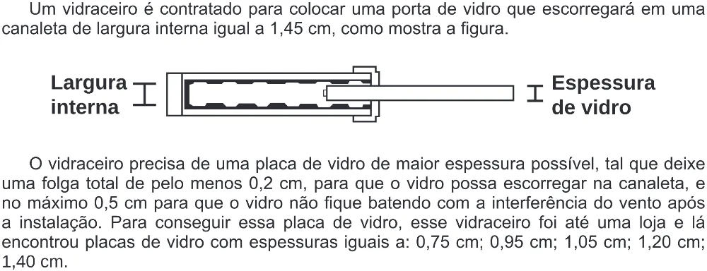 Trecho original com figura, tabela ou fórmula da questão 174 do ENEM 2019 - 2º Dia – Caderno 5 – Amarelo (Ampliada) – Reaplicação/PPL.
