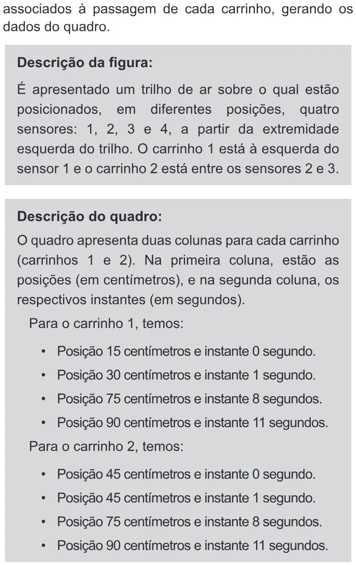Trecho original com figura, tabela ou fórmula da questão 58 do ENEM 2016 - 1º Dia - Caderno 3 - Branco – Aplicação regular - Ledor.