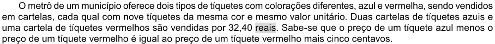 Trecho original com figura, tabela ou fórmula da questão 137 do ENEM 2023 - 2º Dia – Caderno 11 – Laranja (braile e ledor) – Aplicação Regular.