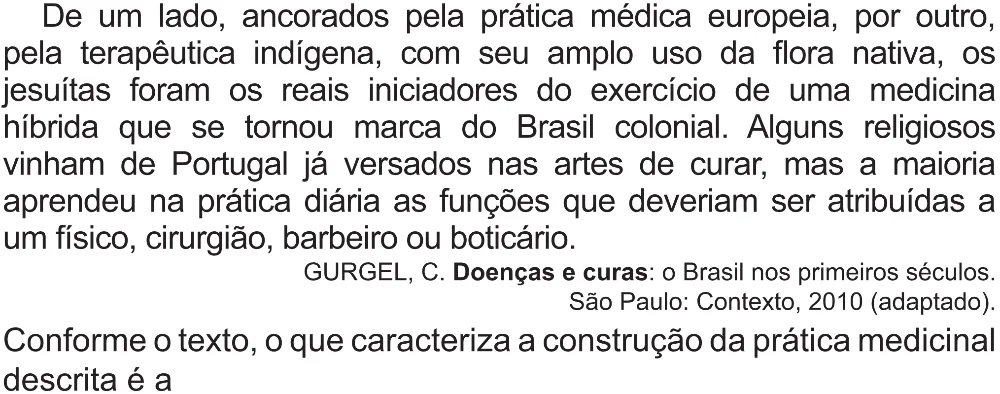 Trecho original com figura, tabela ou fórmula da questão 61 do ENEM 2021 - 1º Dia – Caderno 2 – Amarelo (Superampliada) – Aplicação Regular.