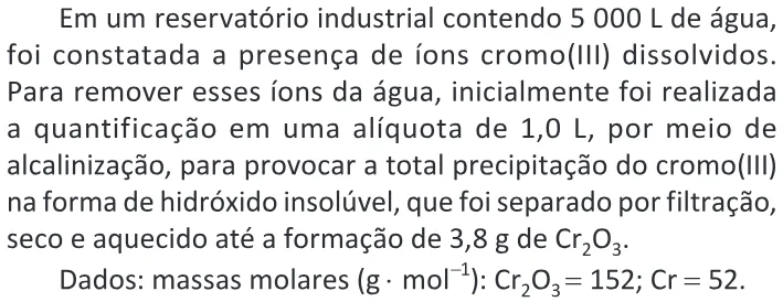 Trecho original com figura, tabela ou fórmula da questão 113 do ENEM 2025 - 2º Dia – Caderno 6 – Cinza – Aplicação Regular - Belém, Ananindeua e Marituba.