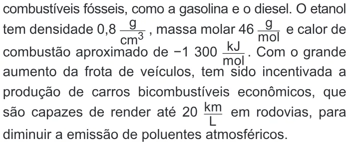 Trecho original com figura, tabela ou fórmula da questão 105 do ENEM 2019 - 2º Dia – Caderno 6 – Cinza – Reaplicação/PPL.