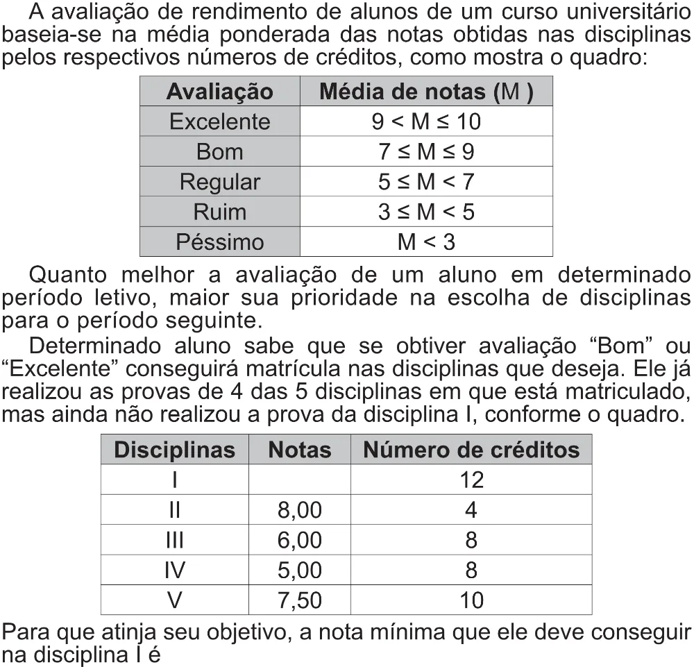 Trecho original com figura, tabela ou fórmula da questão 148 do ENEM 2017 - 2º Dia - Caderno 5 – Amarelo (Superampliada) – Aplicação regular.