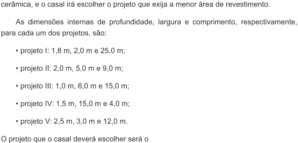 Trecho original com figura, tabela ou fórmula da questão 151 do ENEM 2022 - 2º Dia – Caderno 8 – Rosa – Aplicação digital.