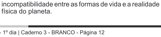Alternativa E da questão 33 do ENEM 2014 - 1º Dia – Caderno 3 – Branco – Terceira aplicação.