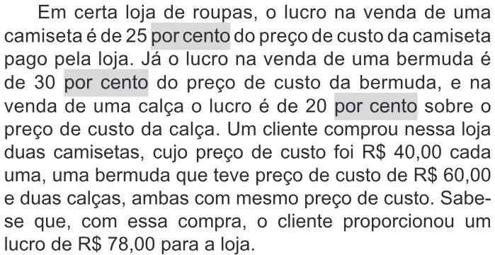 Trecho original com figura, tabela ou fórmula da questão 160 do ENEM 2017 - 2º Dia - Caderno 11 - Laranja – Reaplicação/PPL - Ledor.