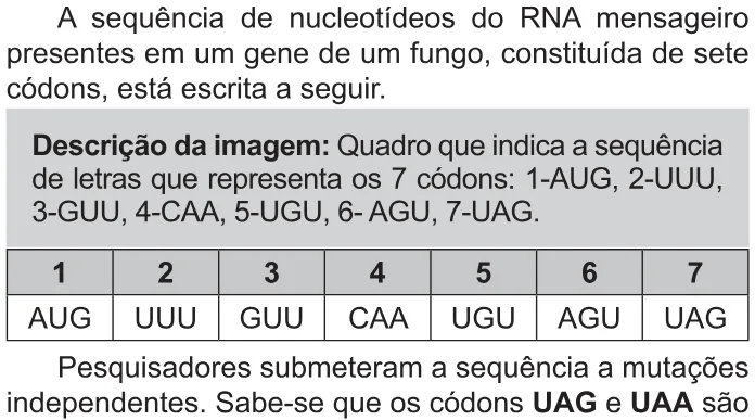 Trecho original com figura, tabela ou fórmula da questão 130 do ENEM 2021 - 2º Dia – Caderno 11 – Laranja (braile e ledor) – Aplicação Regular.