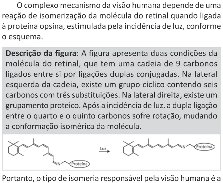 Trecho original com figura, tabela ou fórmula da questão 123 do ENEM 2025 - 2º Dia – Caderno 11 – Laranja (Braile e ledor) – Reaplicação - (Ledor).