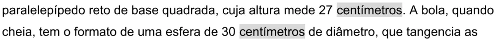 Trecho original com figura, tabela ou fórmula da questão 145 do ENEM 2025 - 2º Dia – Caderno 11 – Laranja (Braile e ledor) – Aplicação Regular - Leitor de tela (NVDA) - Belém, Ananindeua e Marituba.
