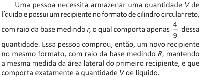 Trecho original com figura, tabela ou fórmula da questão 137 do ENEM 2025 - 2º Dia – Caderno 6 – Cinza – Aplicação Regular - Belém, Ananindeua e Marituba.