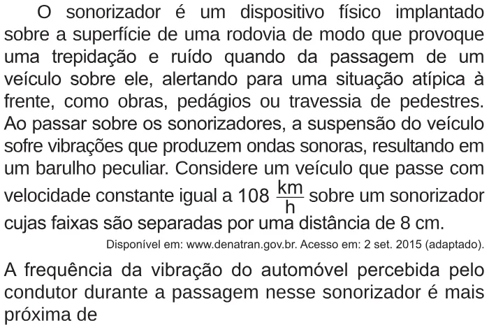 Trecho original com figura, tabela ou fórmula da questão 117 do ENEM 2018 - 2º Dia - Caderno 5 - Amarelo – Aplicação regular.