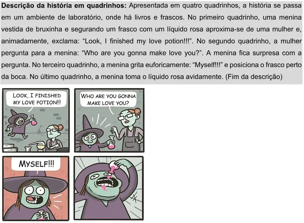 Trecho original com figura, tabela ou fórmula da questão 1 (inglês) do ENEM 2025 - 1º Dia – Caderno 9 – Laranja (Braile e ledor) – Aplicação Regular - Leitor de tela (NVDA) - Belém, Ananindeua e Marituba.