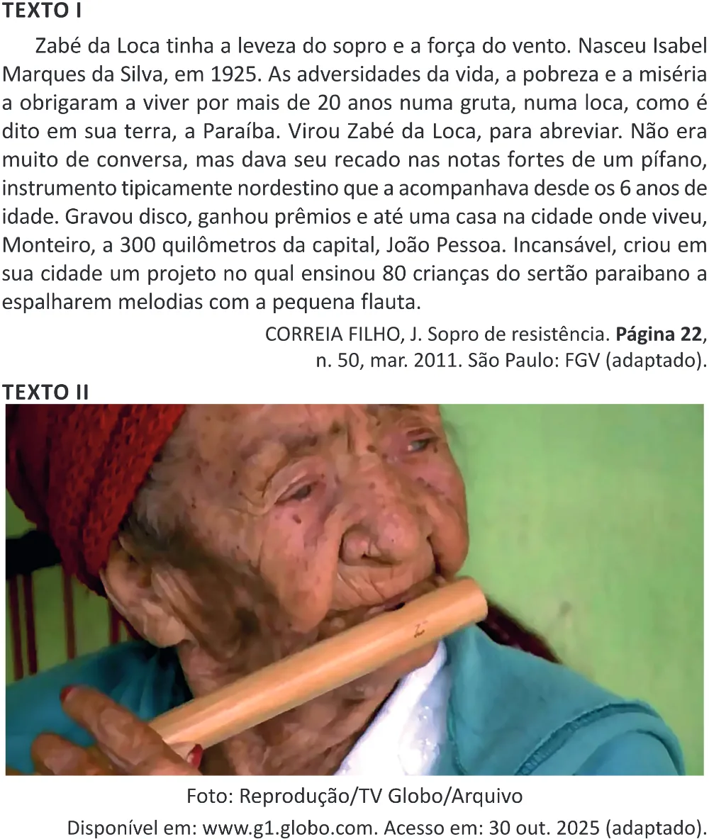 Trecho original com figura, tabela ou fórmula da questão 45 do ENEM 2025 - 1º Dia – Caderno 9 – Laranja (Braile e ledor) – Reaplicação - (Superampliada).