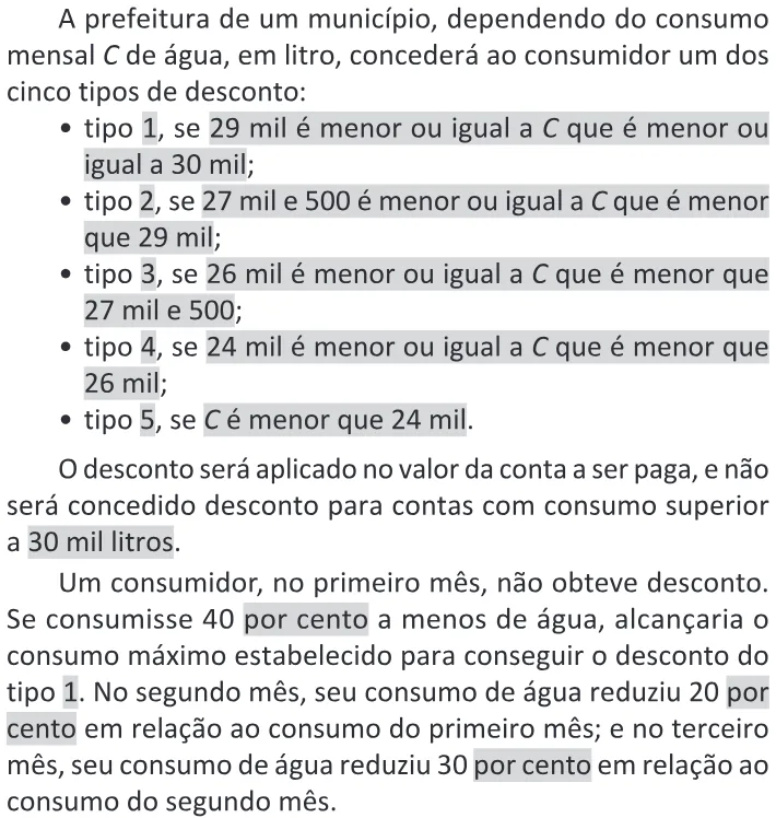 Trecho original com figura, tabela ou fórmula da questão 141 do ENEM 2025 - 2º Dia – Caderno 11 – Laranja (Braile e ledor) – Aplicação Regular - (Ledor) - Belém, Ananindeua e Marituba.