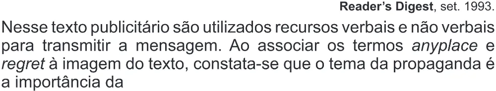 Trecho original com figura, tabela ou fórmula da questão 3 (inglês) do ENEM 2017 - 1º Dia - Caderno 1 - Azul (Superampliada) – Aplicação regular.