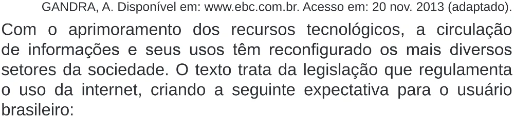 Trecho original com figura, tabela ou fórmula da questão 26 do ENEM 2019 - 1º Dia – Caderno 1 – Azul (Superampliada) – Reaplicação/PPL.