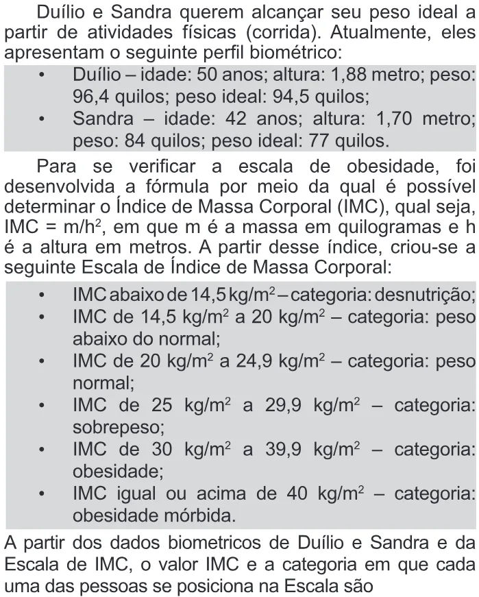 Trecho original com figura, tabela ou fórmula da questão 165 do ENEM 2011 - 2º Dia - Caderno 6 - Cinza – Ledor.