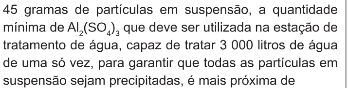 Trecho original com figura, tabela ou fórmula da questão 57 do ENEM 2014 - 1º Dia – Caderno 3 – Branco – Reaplicação/PPL.