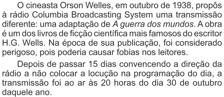 Trecho original com figura, tabela ou fórmula da questão 120 do ENEM 2014 - 2º Dia – Caderno 6 – Cinza – Terceira aplicação.