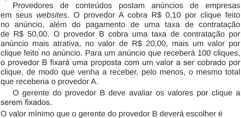 Trecho original com figura, tabela ou fórmula da questão 178 do ENEM 2020 - 2º Dia – Caderno 8 – Rosa (Superampliada) – Reaplicação/PPL.