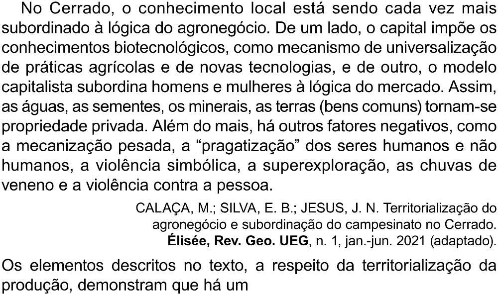 Trecho original com figura, tabela ou fórmula da questão 56 do ENEM 2023 - 1º Dia – Caderno 10 – Verde (Libras) – Aplicação Regular - (Superampliada).