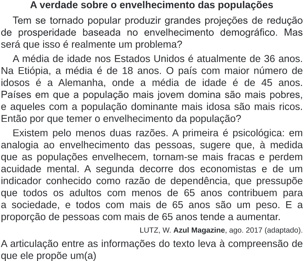 Trecho original com figura, tabela ou fórmula da questão 37 do ENEM 2020 - 1º Dia – Caderno 4 – Rosa (Superampliada) – Reaplicação/PPL.