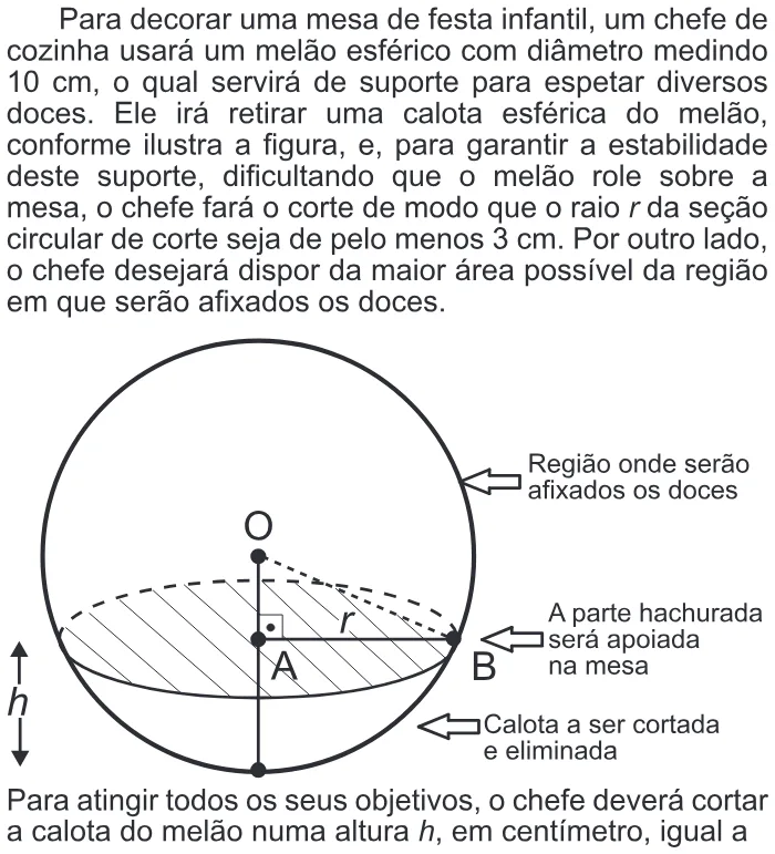 Trecho original com figura, tabela ou fórmula da questão 180 do ENEM 2017 - 2º Dia - Caderno 5 - Amarelo – Aplicação regular.