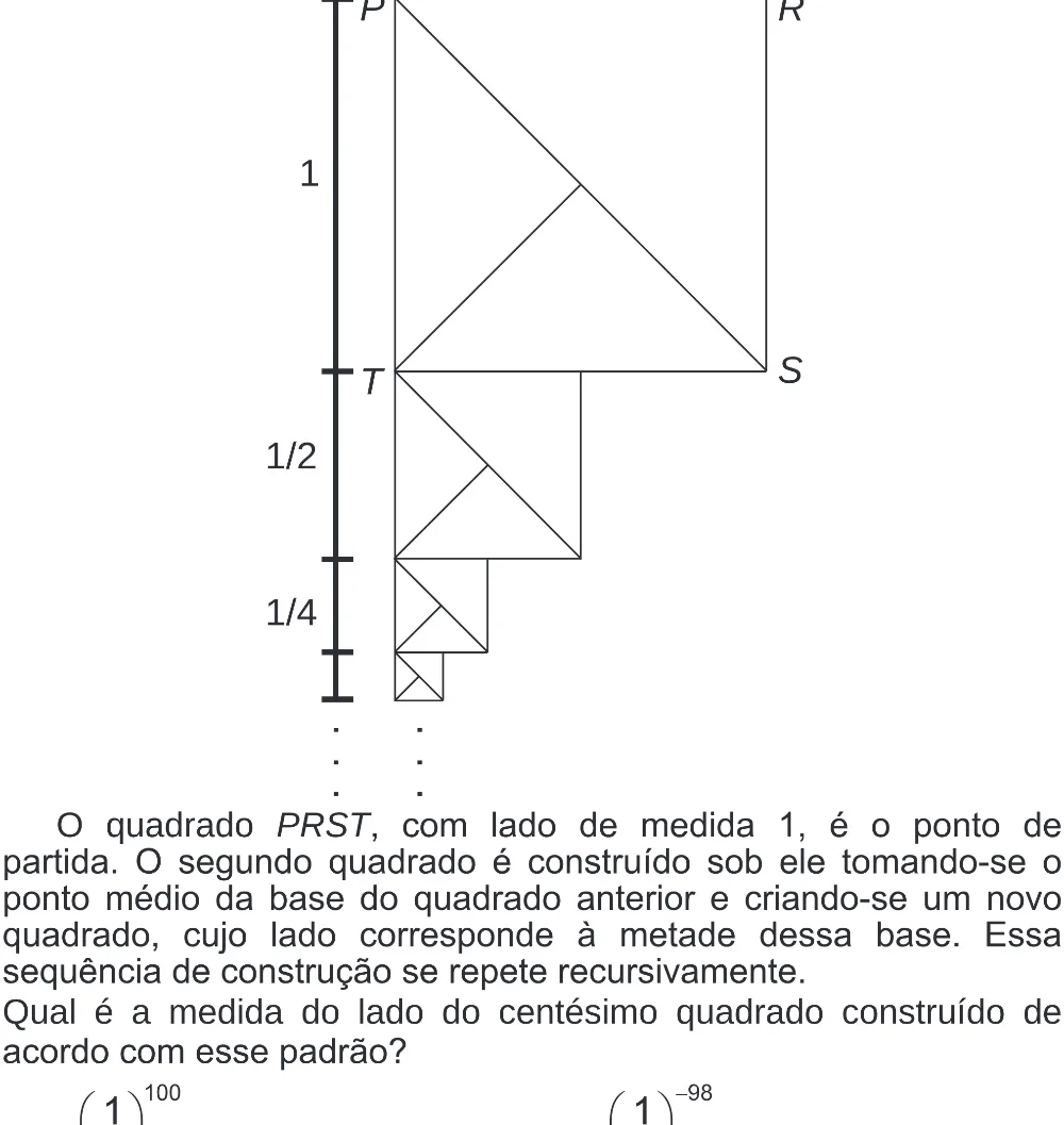 Trecho original com figura, tabela ou fórmula da questão 147 do ENEM 2020 - 2º Dia - Caderno 8 – Rosa (Superampliada) – Aplicação Regular.