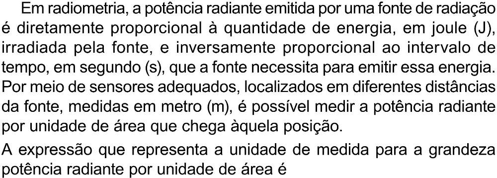 Trecho original com figura, tabela ou fórmula da questão 176 do ENEM 2023 - 2º Dia – Caderno 8 – Rosa (Superampliada) – Reaplicação/PPL.