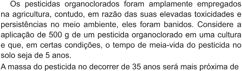 Trecho original com figura, tabela ou fórmula da questão 129 do ENEM 2021 - 2º Dia – Caderno 12 – Verde (Libras – Superampliada) – Aplicação Regular.