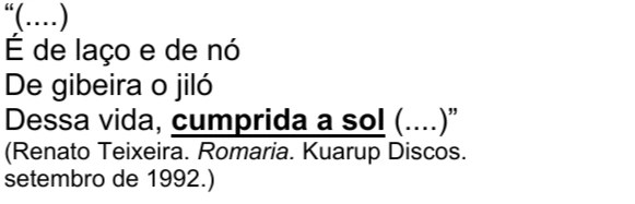 Alternativa A da questão 33 do ENEM 2005, recortada do caderno oficial.