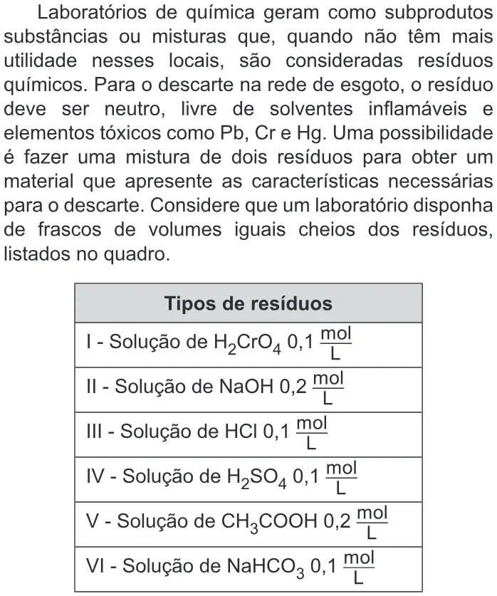Trecho original com figura, tabela ou fórmula da questão 109 do ENEM 2019 - 2º Dia – Caderno 8 – Rosa – Reaplicação/PPL.