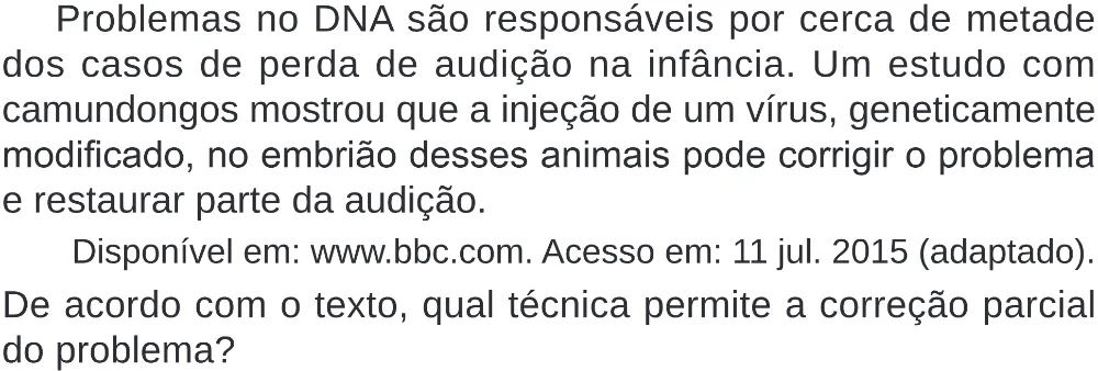 Trecho original com figura, tabela ou fórmula da questão 103 do ENEM 2024 - 2º Dia – Caderno 8 – Verde (Superampliada) – Reaplicação/PPL.