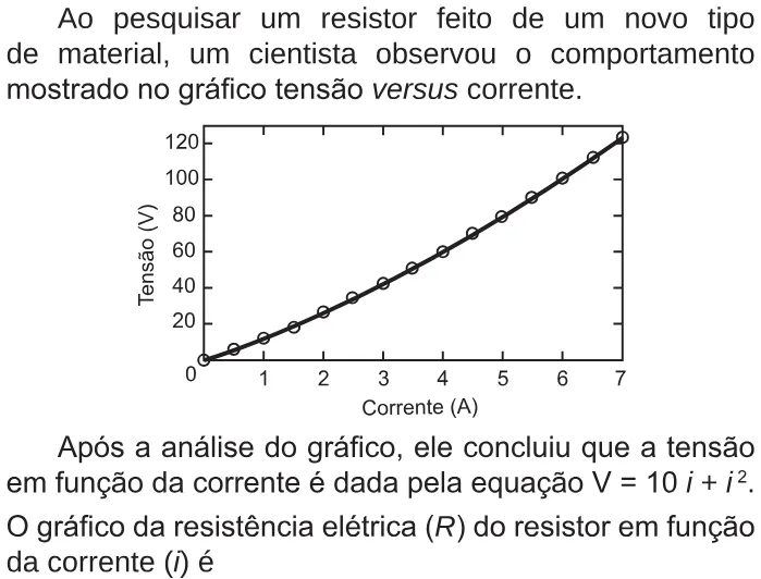 Trecho original com figura, tabela ou fórmula da questão 110 do ENEM 2018 - 2º Dia - Caderno 5 - Amarelo – Aplicação regular.