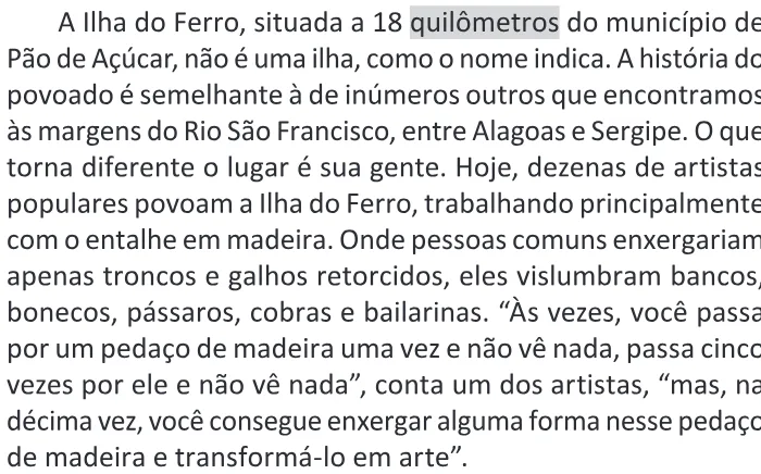 Trecho original com figura, tabela ou fórmula da questão 24 do ENEM 2025 - 1º Dia – Caderno 9 – Laranja (Braile e ledor) – Aplicação Regular - (Ledor).