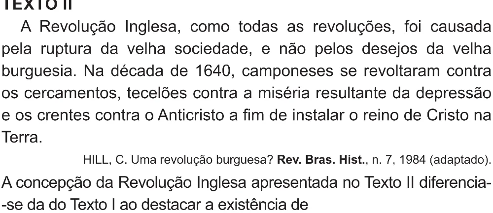 Trecho original com figura, tabela ou fórmula da questão 64 do ENEM 2021 - 1º Dia – Caderno 2 – Amarelo (Superampliada) – Aplicação Regular.